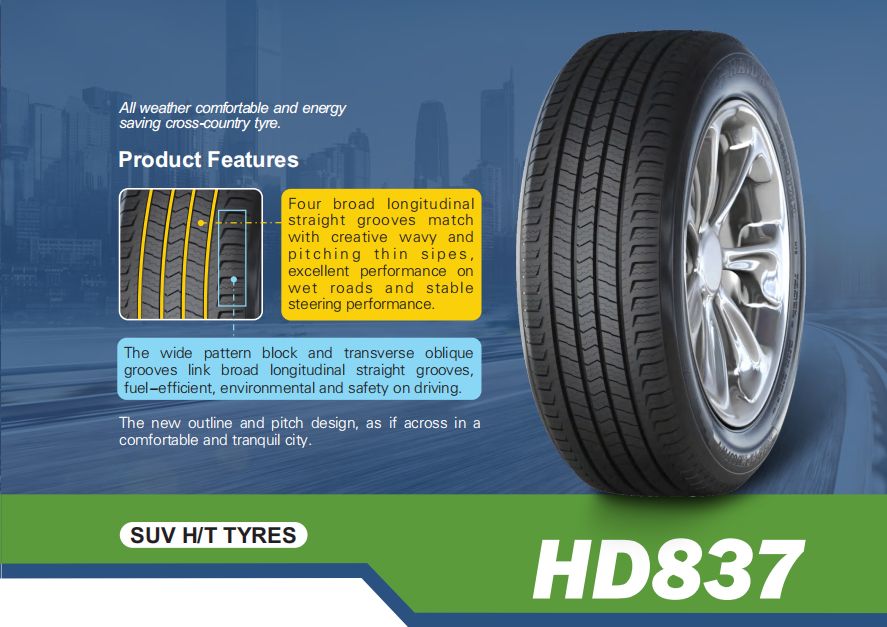 HD837 SUV H/T ALL WEATHER/SEASON TYRE - Royo Tyre